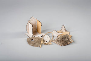 Bastelsatz "Vogelhaus" Innendekoration aus Holz