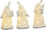 Weihnachtsmann aus Porzellan LED