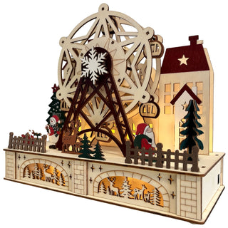 LED diorama "Winter in the city"