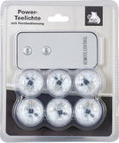 LED tealight warm white in a set of 6