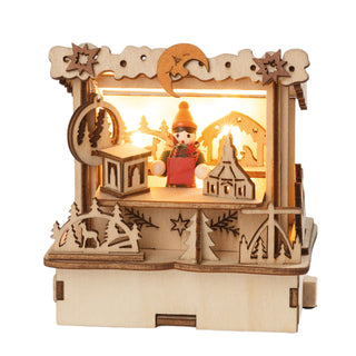 LED light house "moon and stars"