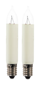 Small shaft candle 2x 14V - 3W - E10