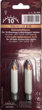 LED small shaft candle 2x 23V - 0.2W - E10