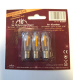 Premium LED replacement lamp 3x 23V - 0.2W - E10