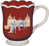 Tasse rot mit Prinz, Aschenbrödel und Schloss Moritzburg