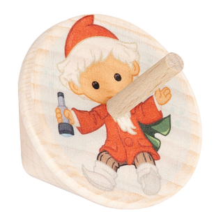 Kreisel "Sandmann", farbig bedruckt, 4 cm