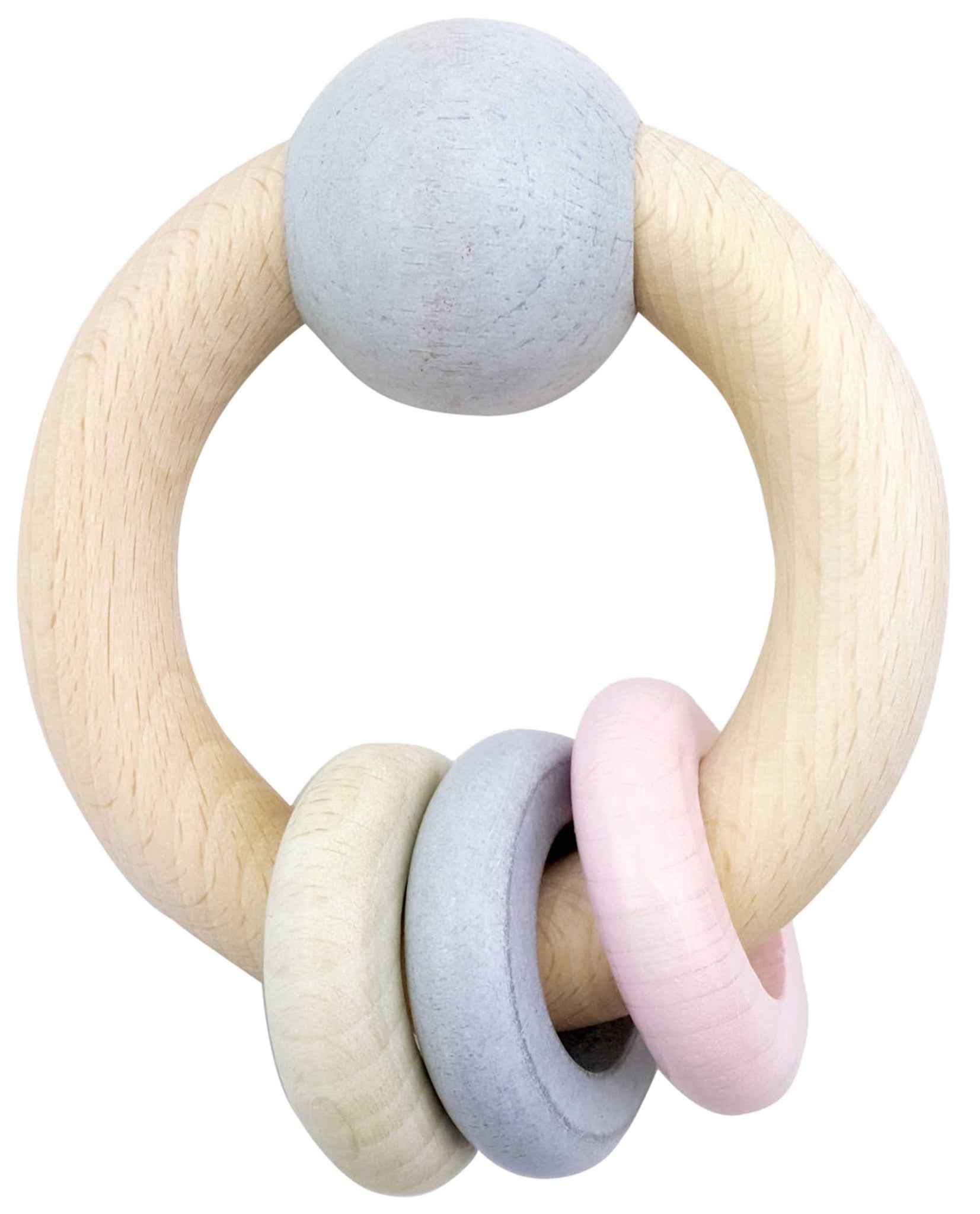 Rundrassel "natur-rosa", 11 cm