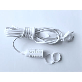 Beleuchtung,weiß- mit Schalter, E14, 4 m