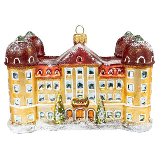 Christbaumschmuck "Drei Haselnüsse für Aschenbrödel®" Motiv Schloß Moritzburg