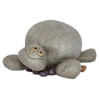 Die lustige Schildkröte in Stein-Optik besteht aus Polyresin_3