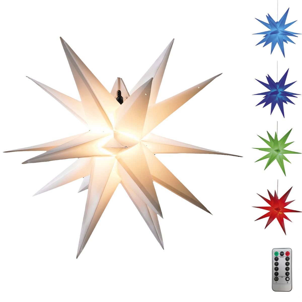 LED Adventsstern mit Farbwechsel, Ø 60 cm