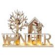 LED Diorama "Winter", 21 cm