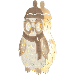 LED Fensterbild "Eule"