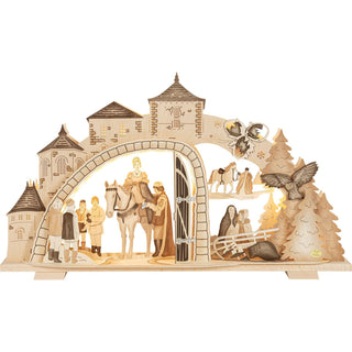 LED Premium-Line-Schwibbogen "Drei Haselnüsse für Aschenbrödel®" Limited Edition 2025