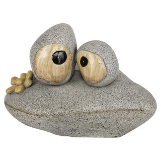 Das Pflanzgefäß in Frosch-Optik besteht aus Polyresin_1