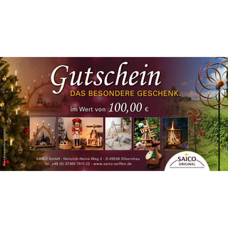SAICO Geschenkgutschein