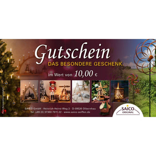 SAICO Geschenkgutschein