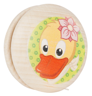 Jojo "Pitti und Schnatterinchen", farbig bedruckt, 4 cm