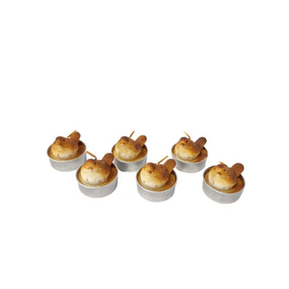 Das Teelichtset besteht aus 6 Teelichtern im Design eines Spatzes.