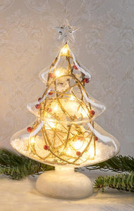 LED Weihnachtsbaum aus Glas