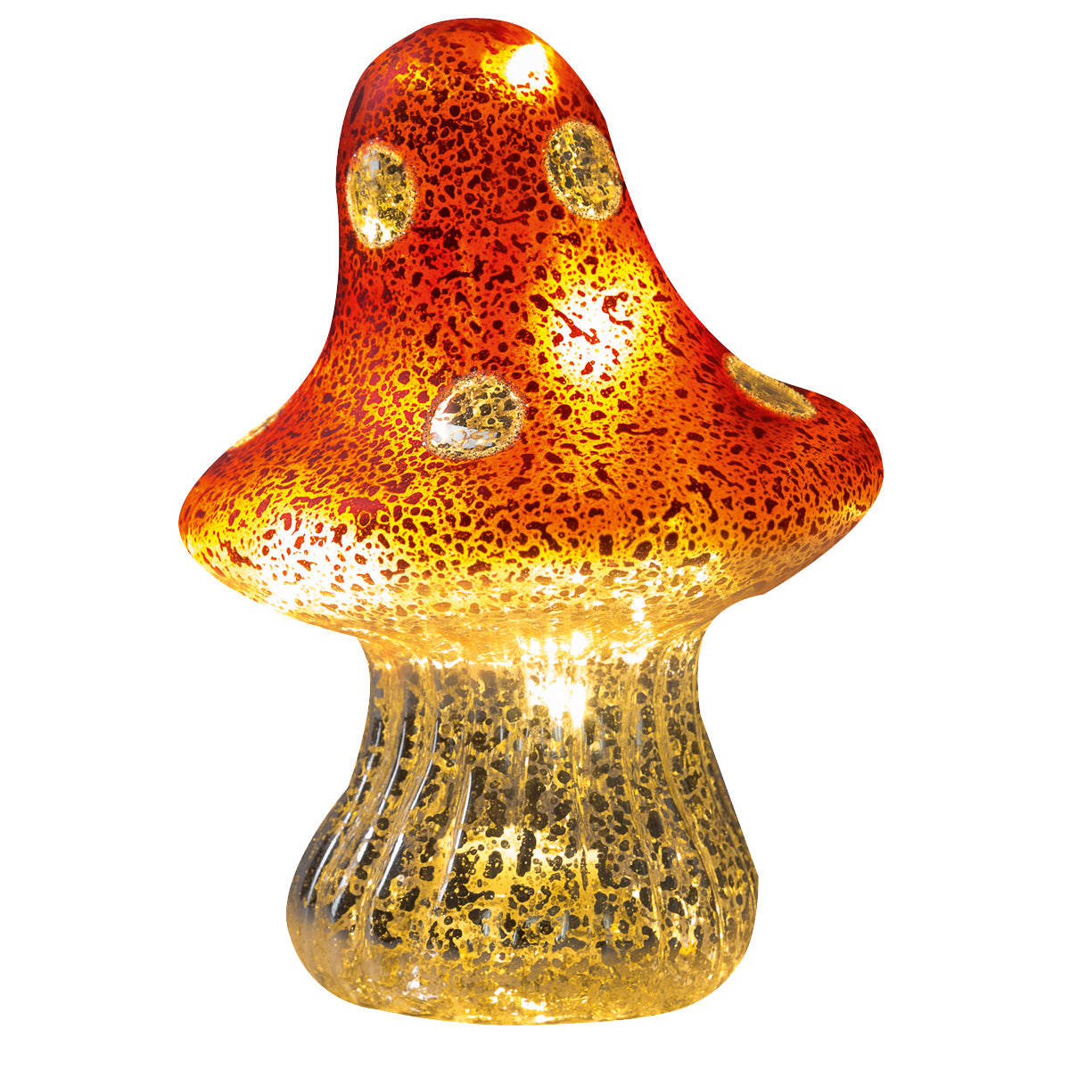 LED Glas-Pilz mit spitzem Kopf