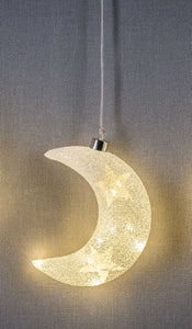 LED glass moon