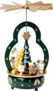 Spieluhr Engel-Motiv als Weihnachtspyramide