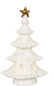 LED Porzellan Weihnachtsbaum | 2 Motive