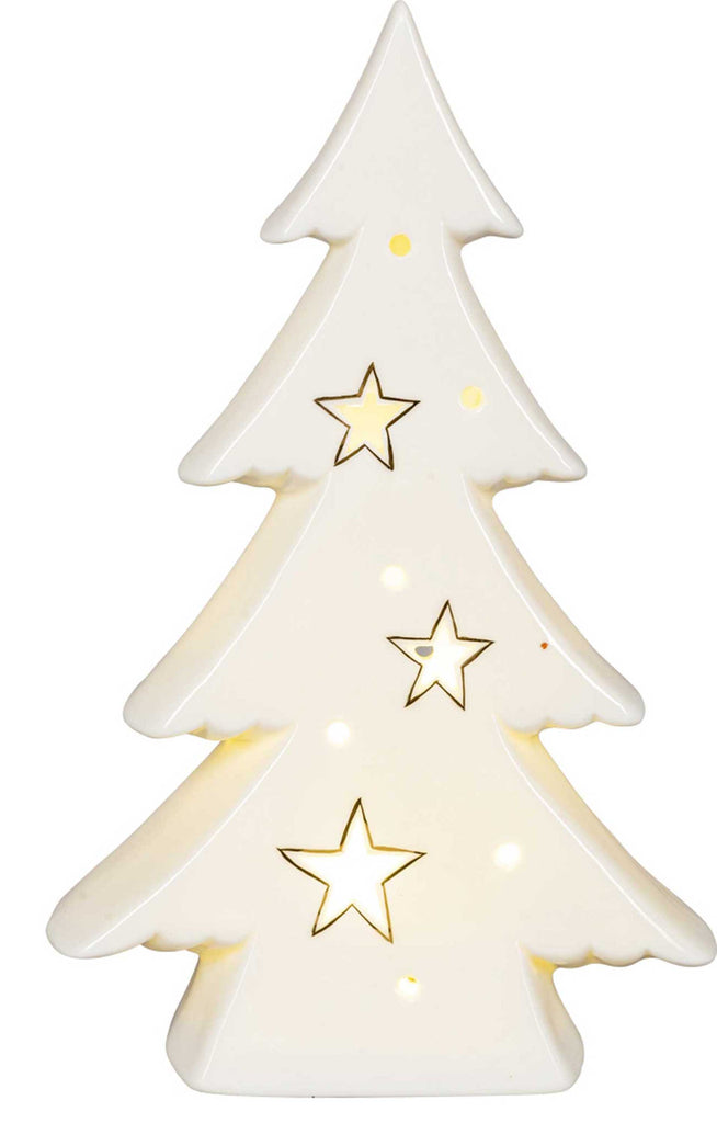 Porzellan saico-seiffen Weihnachtsbaum HGD | Holz-Glas-Design– LED