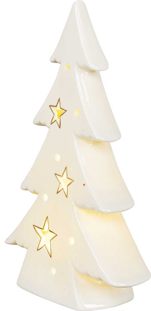 LED Porzellan Weihnachtsbaum  HGD Holz-Glas-Design– saico-seiffen