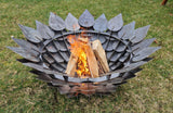 Fire bowl “leaves design”