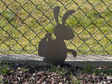 Garden stake Easter bunny