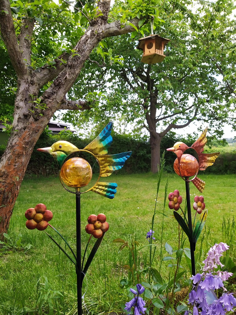 Gartenstecker Vogel | 4 Farben