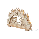 Nostalgic candle arch fire department