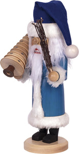 Nussknacker Weihnachtsmann blau