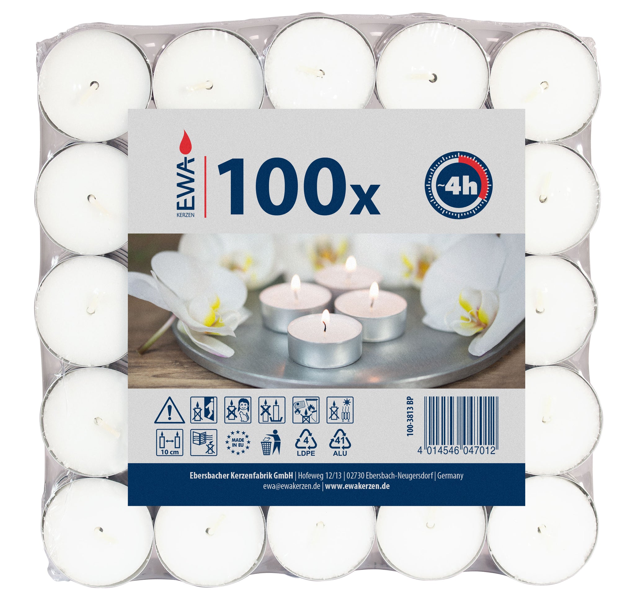 Tea lights pack of 100