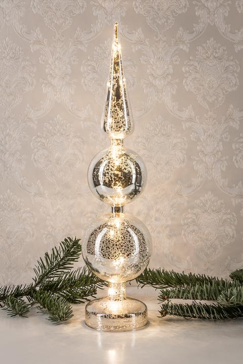 | HGD LED Glas saico-seiffen Holz-Glas-Design– aus Weihnachtsdekoration Mercury