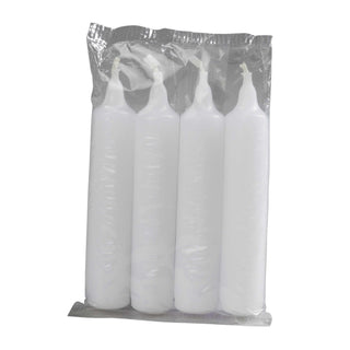 Adventskerzen weiß 4er Pack | 2 Farben