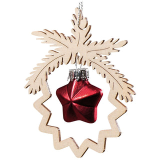 Christbaumschmuck in rot 3 Motive