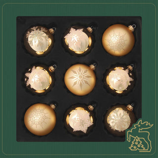 Glaskugelset traditionell | 3 Farben