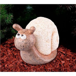 Gartenfigur XL-Schnecke, Keramik, 35 cm lang