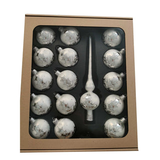 Glaskugelsortiment 16-teilig | 7 Farbvarianten