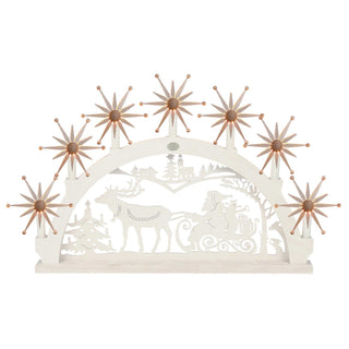 Holz-Deko-Stern als 5er Set