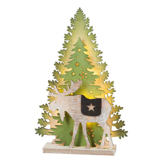 3D Diorama Elch im Country Style