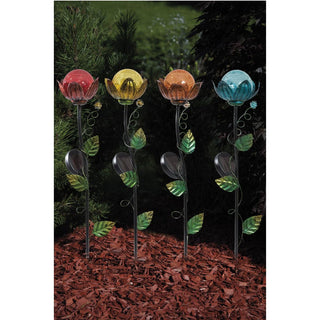 LED Gartenstecker "Blume" | 4 Farben