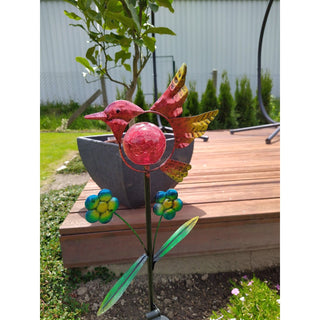 LED Gartenstecker "Vogel" | 4 Farben