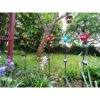 LED Gartenstecker "Vogel" | 4 Farben