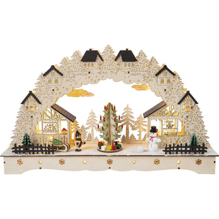 LED Lichterbogen mit drehendem Weihnachtsbaum