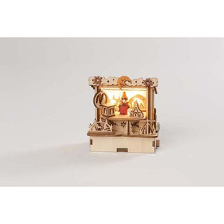 LED Lichterhaus Mond und Sterne