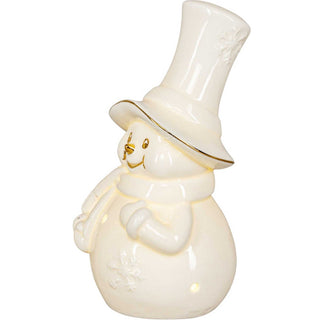 LED-Porzellan-Schneemann